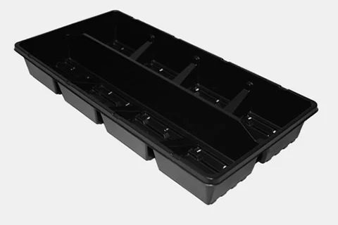 TR F 1020 R 8 Flat Black - 100 per case - Grower